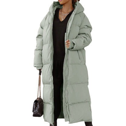 Claire™ | Abrigo largo acolchado elegante