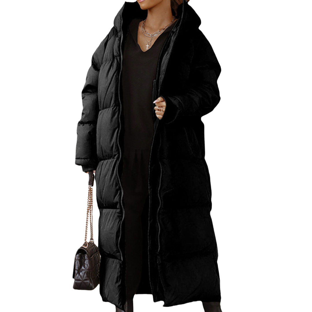 Claire™ | Abrigo largo acolchado elegante