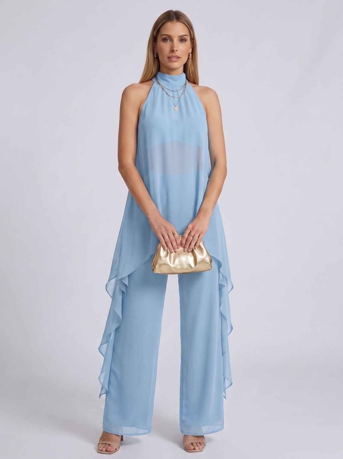 CLARA | CONJUNTO HALTER DRAPEADO