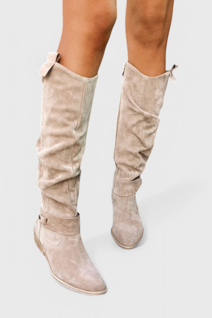 Celine Botas Altas de Estilo Retro