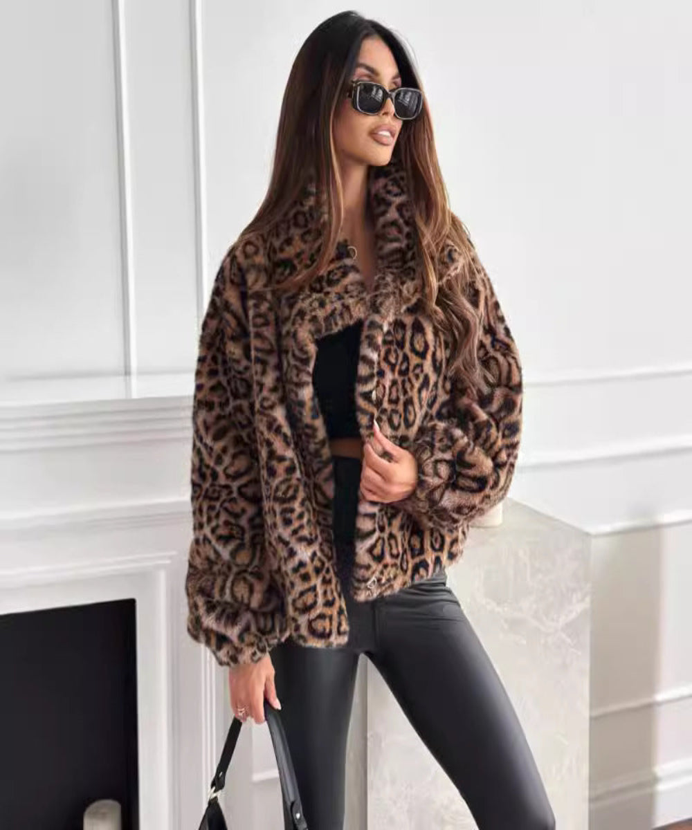 Leonor™ | Abrigo con Estampado de Leopardo