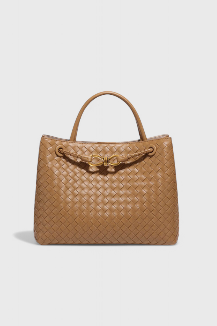 Bolsa Diaria Tejida Índigo