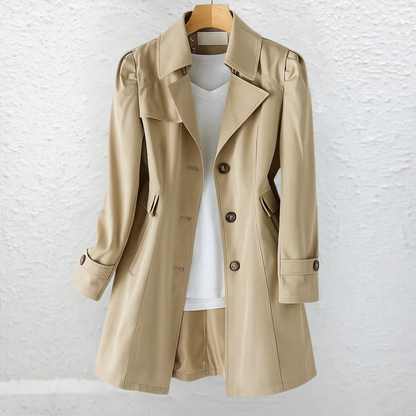 Inés™ | Abrigo Vintage Elegante con Botones