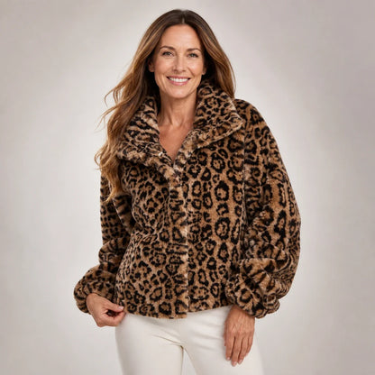 Leonor™ | Abrigo con Estampado de Leopardo